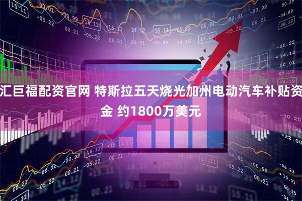 汇巨福配资官网 特斯拉五天烧光加州电动汽车补贴资金 约1800万美元